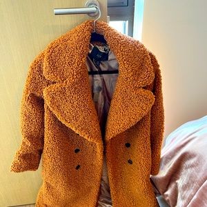 J Crew Sherpa coat brand new with tags